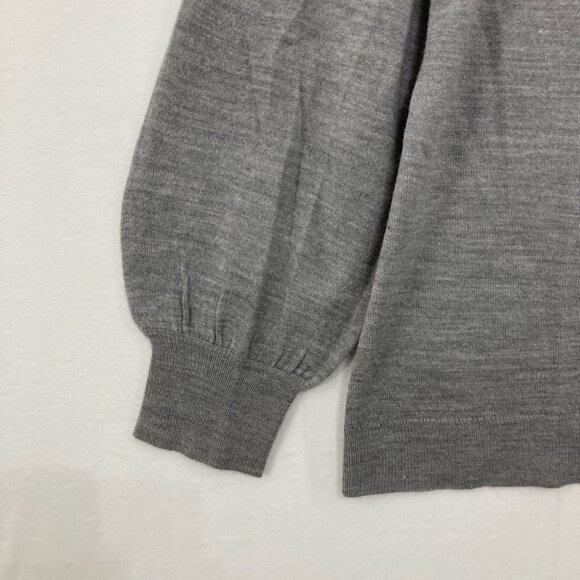 New York & Company size XXL Gray Argyle Colorful Print Light Knit Sweater Preppy - Picture 3 of 9